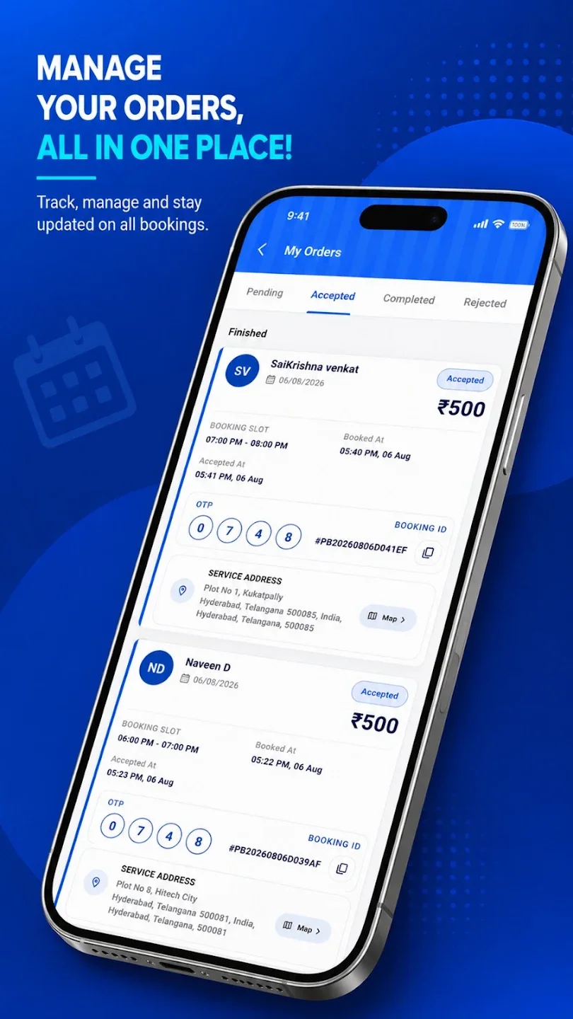 Manage your orders